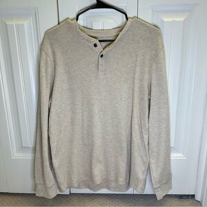 Men’s Baige Long Sleeve Shirt Medium George